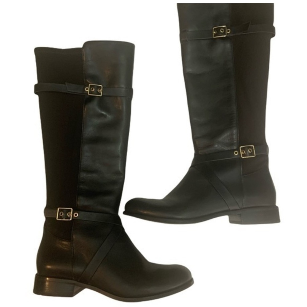 Cole Haan Black Dorian Stretch Boot
